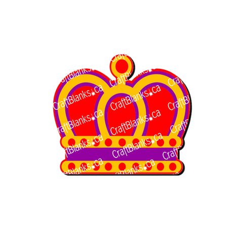 Acrylic Blank Crown to Commemorate Queen Elizabeth II
